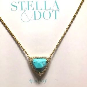 Stella & Dot Delicate Sommerville Turquoise Pendant
